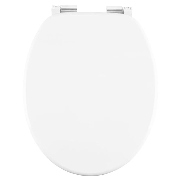 CORNAT Si&egrave;ge de toilette avec fermeture en douceur MOLINOS MDF blanc