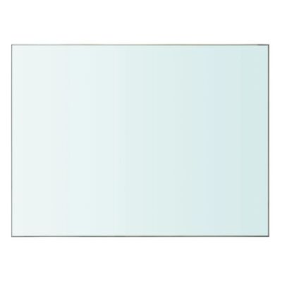 vidaXL Panneau pour étagère Verre transparent 40 x 30 cm