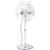 vidaXL Ventilateur sur pied 3 vitesses 40 cm Chrome
