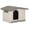 vidaXL Niche pour chiens Beige et marron 89x75x62 cm