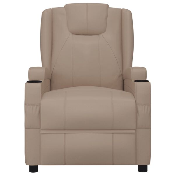 vidaXL Fauteuil Cappuccino Similicuir