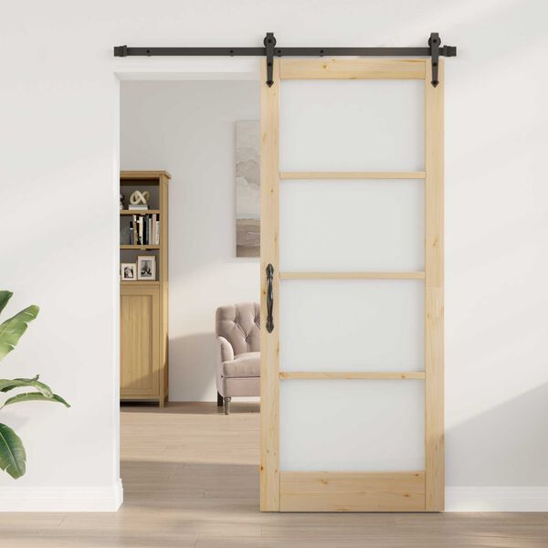 vidaXL Porte coulissante ORKDAL Naturel 86 x 211 cm