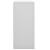 vidaXL Armoire de bureau porte coulissante Gris clair 90x40x90cm Acier
