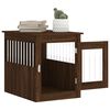 vidaXL Meuble de cage pour chiens ch&ecirc;ne marron 55x75x65 cm