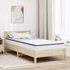 vidaXL Matelas Blanc et Gris 90 x 200 cm Printemps Bonell
