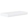 vidaXL Lit avec matelas Dover cr&egrave;me 90x190 cm tissu