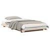 vidaXL Cadre de lit Marron 75 x 190 cm Pin massif