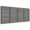 vidaXL T&ecirc;te de lit murale Gris 156x3x91,5 cm Bois massif de pin
