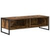 vidaXL Meuble TV 100 x 36,5 x 30,5 cm Ch&ecirc;ne fum&eacute; Bois d'ing&eacute;nierie