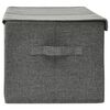 vidaXL Boîte de rangement Tissu 50x30x25 cm Anthracite