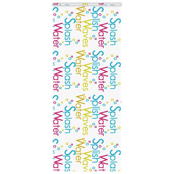 vidaXL Store enrouleur de douche avec cassette largeur du tissu 106 cm