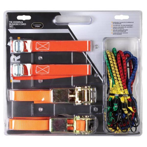 Perel Ensemble de sangle d'arrimage 12 pcs