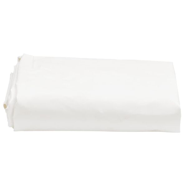vidaXL B&acirc;che blanc 5x6 m 650 g/m&sup2;