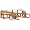 vidaXL Ensemble de canap&eacute;s d'ext&eacute;rieur 6 pc Naturel