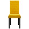 vidaXL Chaises &agrave; manger lot de 6 jaune velours