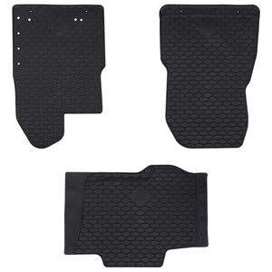 vidaXL Tapis de voiture 3 pc