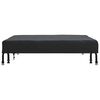 vidaXL Housse de Table Uni Noir 102 x 102 x 15 cm tissu