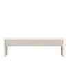 vidaXL Support de moniteur Blanc 50x27x15 cm Bois de pin solide