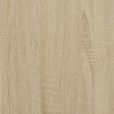 vidaXL Cadre de lit chêne sonoma 200x200 cm bois d'ingénierie