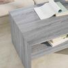 vidaXL Table basse Gris Sonoma 60 x 50 x 40 cm Bois d'ing&eacute;nierie