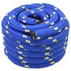 vidaXL Corde de bateau 4 mm 5 m Bleu