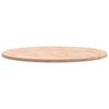 vidaXL Dessus de table &Oslash;90x2,5 cm rond bois massif de h&ecirc;tre