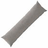 vidaXL Housse de coussin HEERLEN Gris clair 40 x 145 cm velours c&ocirc;tel&eacute;