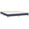 vidaXL Sommier &agrave; lattes de lit avec matelas LED Bleu 180x200 cm Tissu