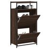 vidaXL Armoire &agrave; chaussures ch&ecirc;ne marron 60x34x112cm bois d'ing&eacute;nierie