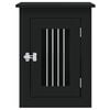 vidaXL Meuble de cage pour chiens noir 45x62x59 cm bois d'ingénierie