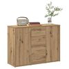 vidaXL Buffet chêne artisanal 88x30x64 cm bois d'ingénierie