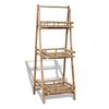 vidaXL &Eacute;tag&egrave;re &agrave; plantes pliable 3 niveaux Bambou