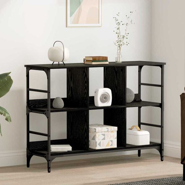 vidaXL Buffet Ch&ecirc;ne noir 102 x 32 x 73,5 cm