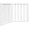 vidaXL Barri&egrave;re pour chien pliable 2 panneaux 160 cm bois de peuplier