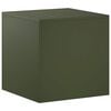 vidaXL Support de Plante Vert olive 40 x 40 x 40 cm Acier patin&eacute;
