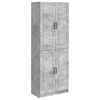 vidaXL Ensemble de Meubles 2 pc Gris b&eacute;ton Bois d'ing&eacute;nierie