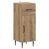 vidaXL Meuble de Rangement de Salle de Bain HAARLEM Ch&ecirc;ne artisanal