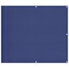 vidaXL &Eacute;cran de balcon bleu 90x1000 cm 100% polyester oxford