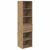 vidaXL Haut Armoire avec tiroir Chêne artisanal 45 x 42,5 x 185 cm