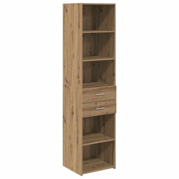 vidaXL Haut Armoire avec tiroir Chêne artisanal 45 x 42,5 x 185 cm
