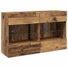 vidaXL Meuble TV mural 98,5 x 30 x 60,5 cm Bois Ancien