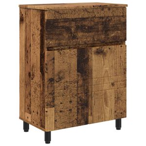 vidaXL Unit&eacute; de vanit&eacute; de salle de bain Bois ancien 60 x 35 x 80 cm