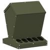 vidaXL Mangeoire pour poules Vert olive 30 x 30 x 39 cm