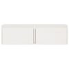 vidaXL Armoires murales 2 pcs Blanc 60x30x35 cm Bois de pin massif