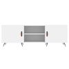 vidaXL Meuble TV blanc 150x30x50 cm bois d'ing&eacute;nierie
