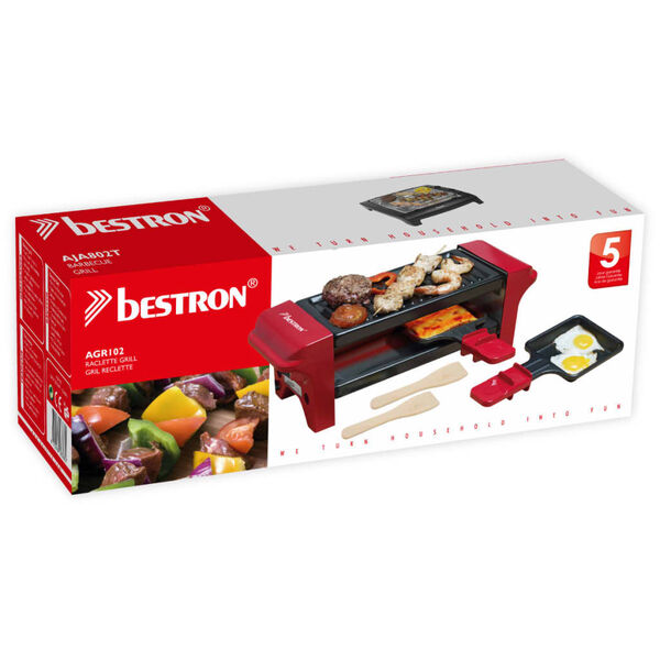 Bestron Appareil &agrave; raclette gril 350 W AGR102
