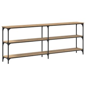 vidaXL Table console ch&ecirc;ne artisanal 200 x 29 x 75 cm