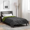 vidaXL Duvet complet toute l'ann&eacute;e Vert et Anthracite 220 x 135 cm