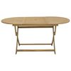 vidaXL Table pliable de jardin 160x85x75 cm bois d'acacia solide