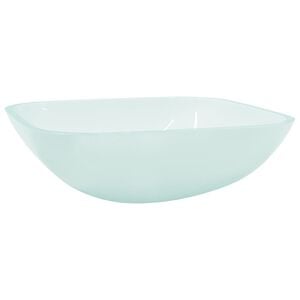 vidaXL Lavabo Verre 42x42x14 cm D&eacute;poli
